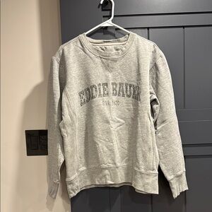 Eddie Bauer Heather Gray Crewneck Sweatshirt